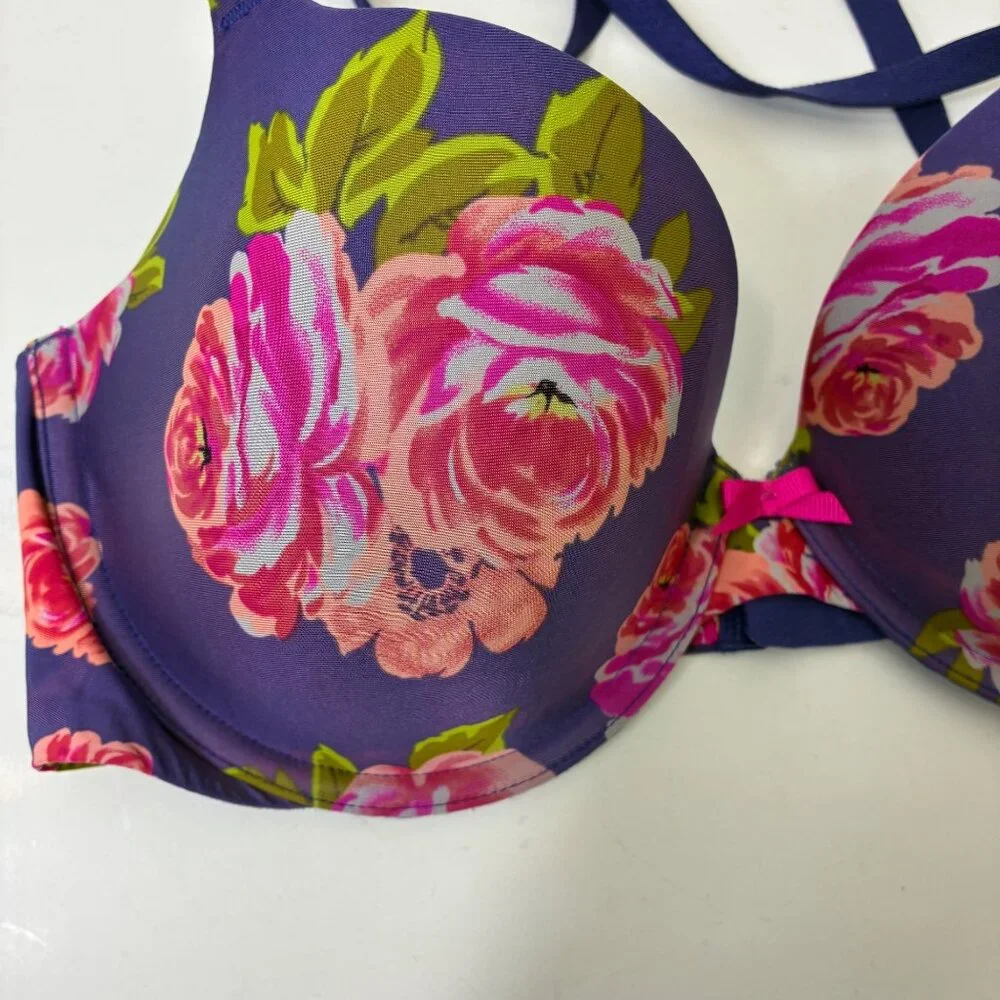Victoria’s Secret Floral Demi Bra Size 36D - Picture 3 of 8